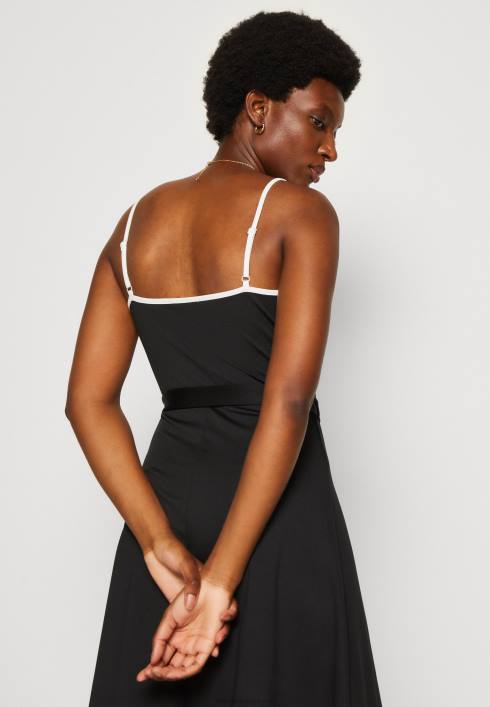 femei rochie din jerse negru/alb Anna Field2284115