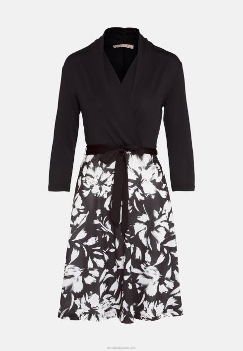 femei rochie din jerse negru/alb Anna Field2284130