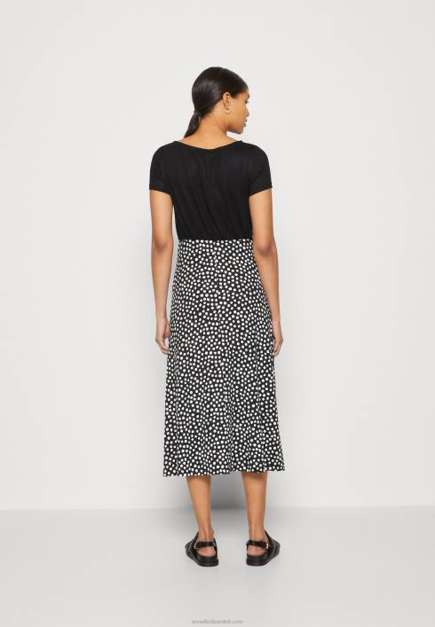 femei rochie din jerse negru/alb Anna Field2284171