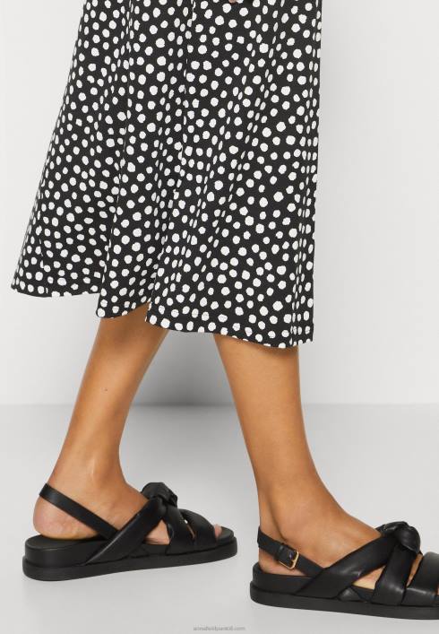 femei rochie din jerse negru/alb Anna Field2284171