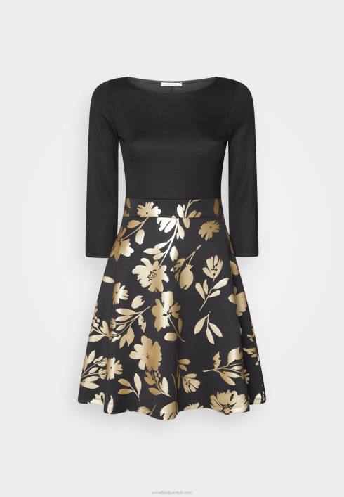 femei rochie din jerse negru auriu Anna Field2284186