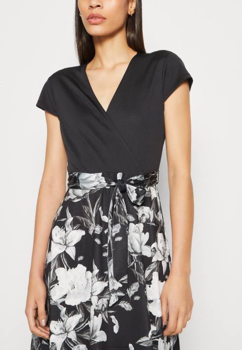 femei rochie din jerse negru/gri/alb Anna Field2284156