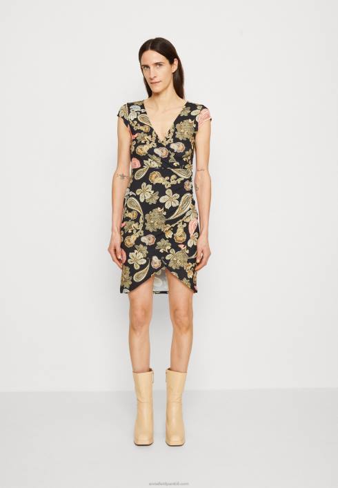 femei rochie din jerse negru/multicolor Anna Field2284189