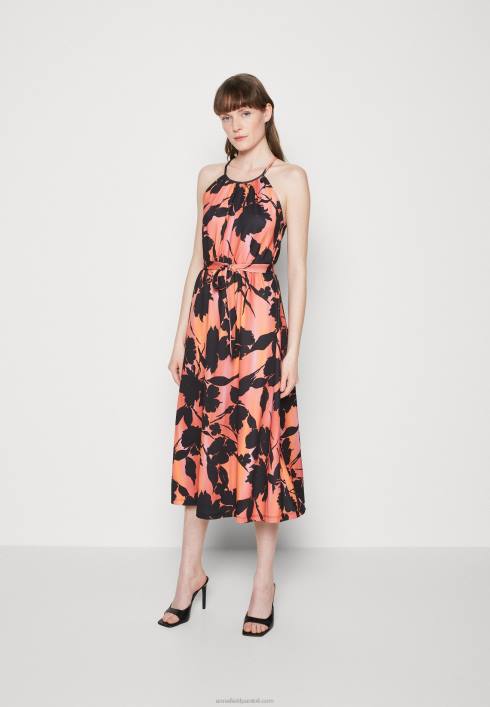 femei rochie din jerse negru/portocaliu Anna Field228447