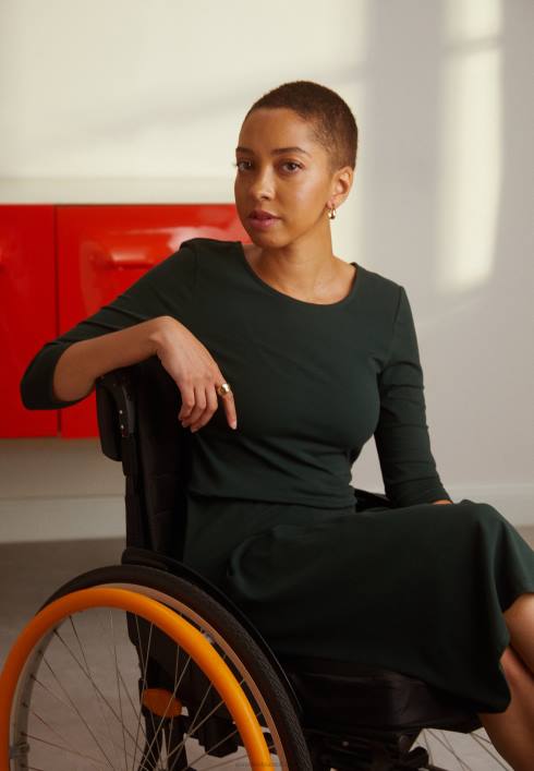 femei rochie din tricou verde inchis Anna Field2284190