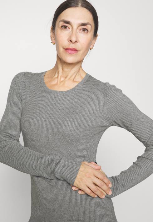 femei rochie jumper pestriță gri deschis/negru Anna Field2284215