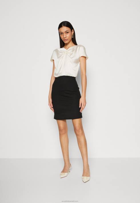 femei rochie schimbătoare alb/negru Anna Field2284195