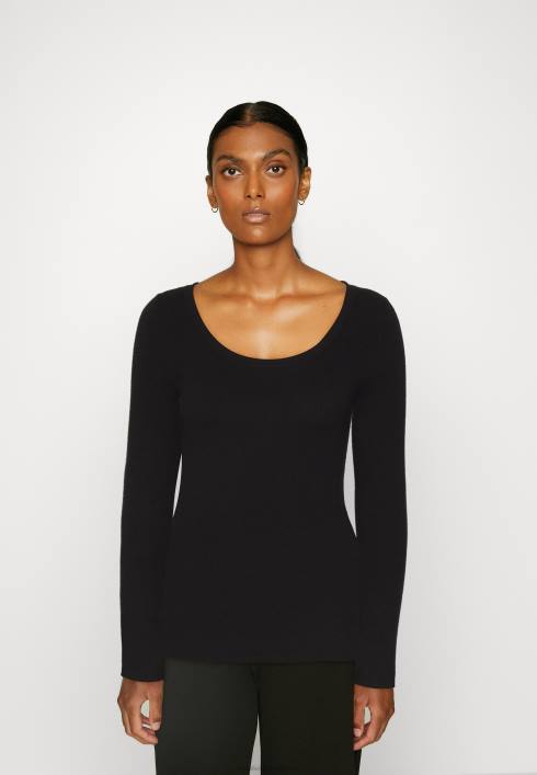 femei jumper negru cu detaliu nasturi Anna Field2284848