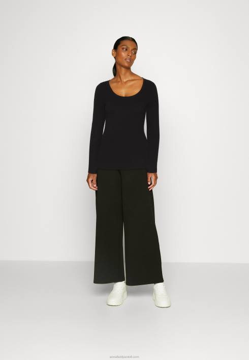 femei jumper negru cu detaliu nasturi Anna Field2284848