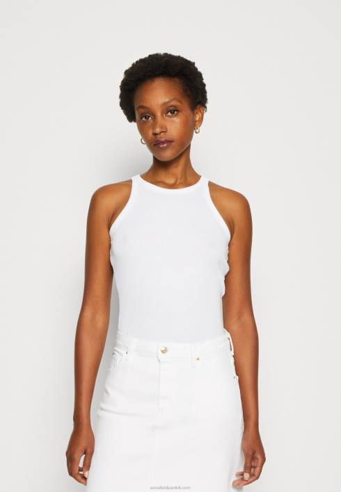 femei Pachet 2 top alb murdar/verde Anna Field2284479