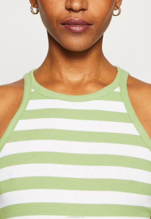 femei Pachet 2 top alb murdar/verde Anna Field2284479