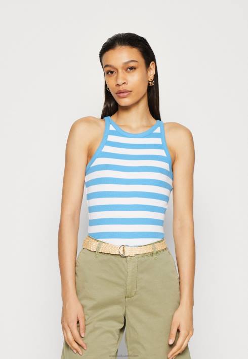 femei Pachet 2 top albastru/alb/alb Anna Field2284449