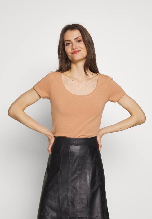 femei Pachet de 3 tricouri de bază alb/camel/negru Anna Field2284380