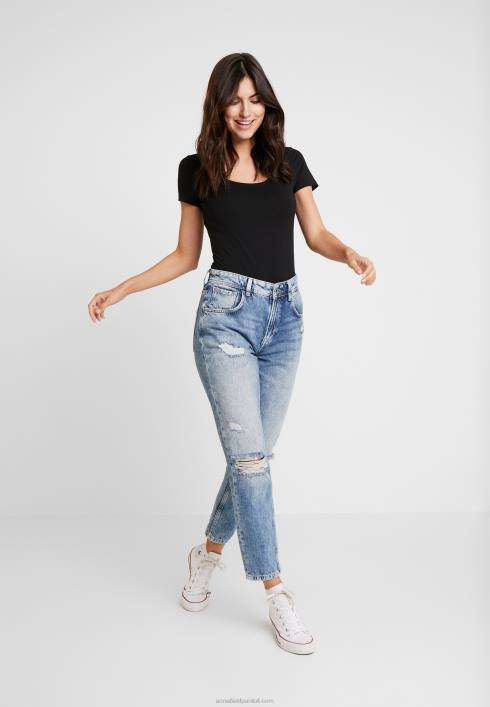 femei Pachet de 3 tricouri de bază alb/negru/gri închis Anna Field2284312