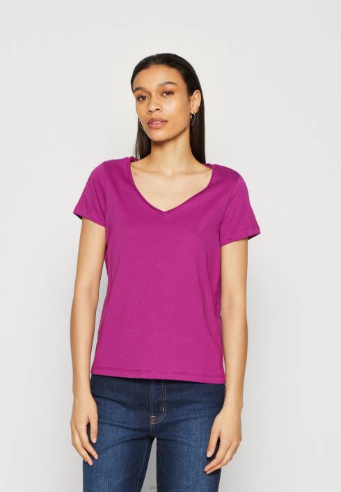 femei Pachet de 3 tricouri de bază galben închis/violet/alb Anna Field2284255