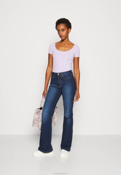 femei Pachet de 3 tricouri de bază mov/alb/gri deschis pestriț Anna Field2284264