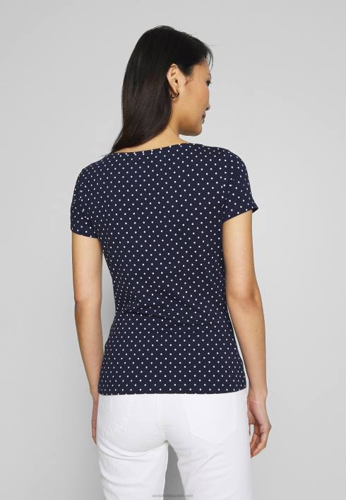 femei Tricou cu imprimeu pachet 2 bleumarin/alb Anna Field2284329