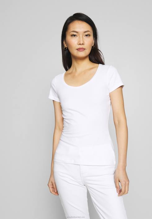 femei Tricou cu imprimeu pachet 2 bleumarin/alb Anna Field2284329