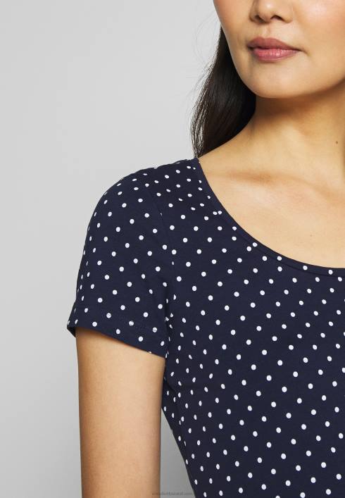 femei Tricou cu imprimeu pachet 2 bleumarin/alb Anna Field2284329