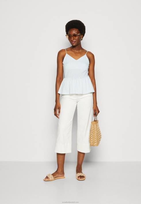 femei top albastru deschis/alb Anna Field2284450