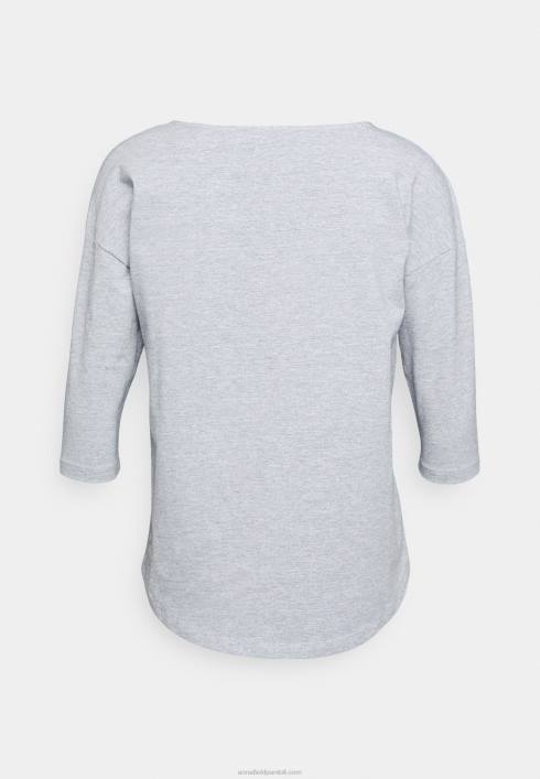 femei top cu mânecă lungă pestriță gri Anna Field2284544