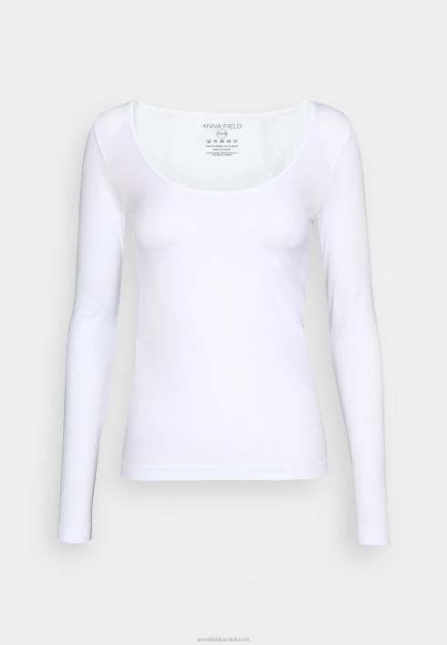 femei top cu mâneci lungi alb Anna Field2284572