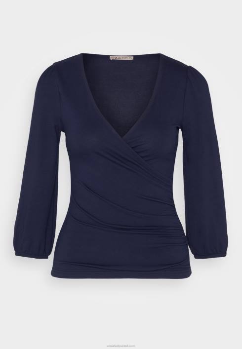 femei top cu mâneci lungi albastru închis Anna Field2284536