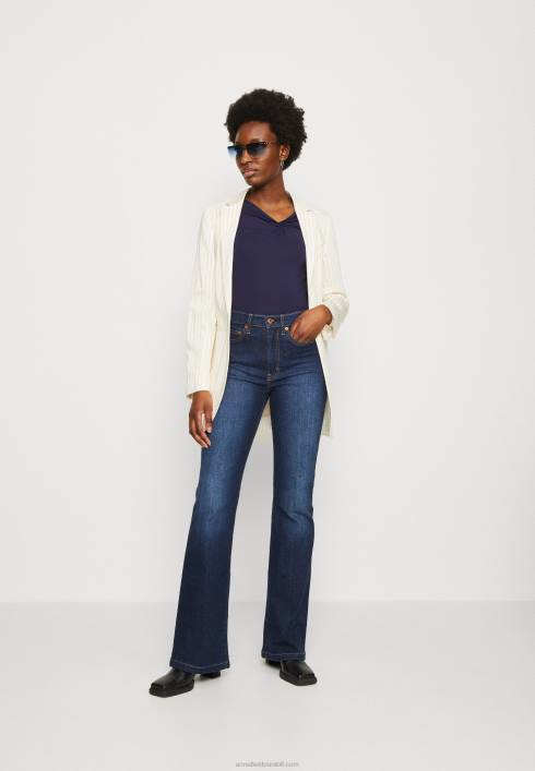 femei top cu mâneci lungi albastru închis Anna Field2284574