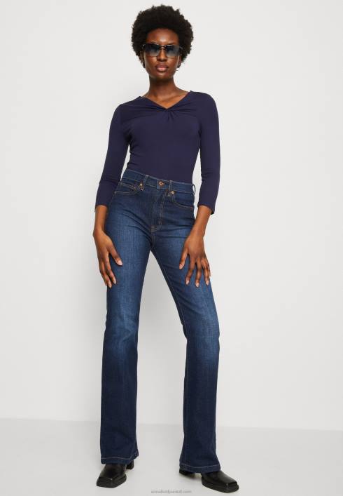 femei top cu mâneci lungi albastru închis Anna Field2284574