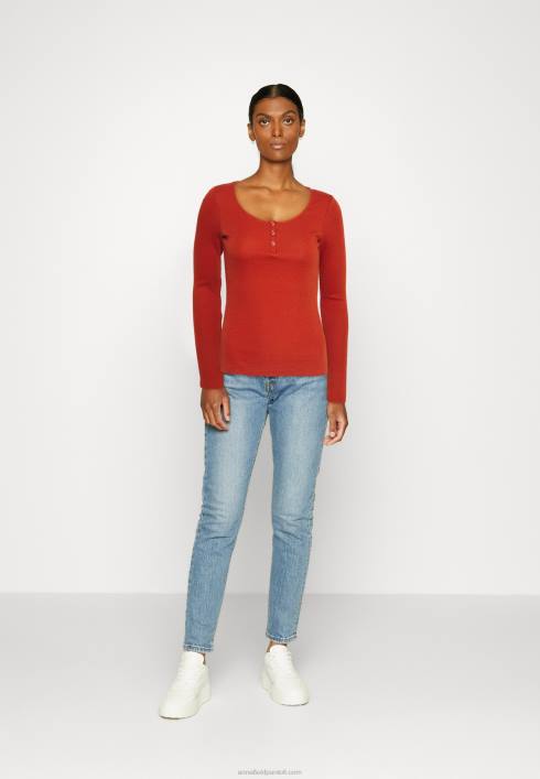 femei top cu mâneci lungi maro Anna Field2284563