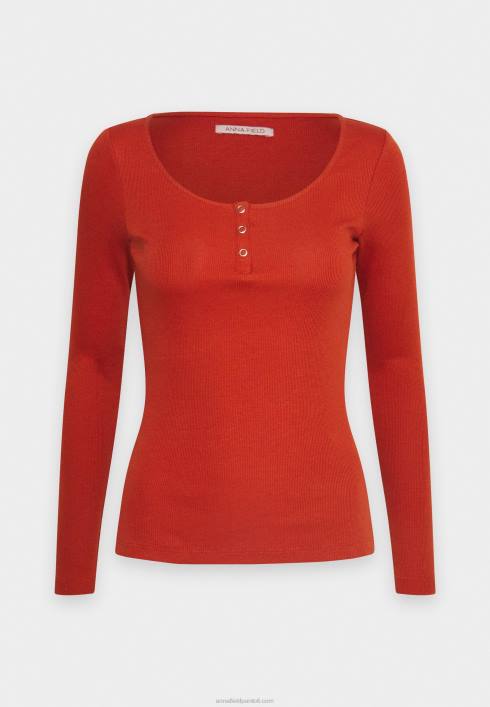 femei top cu mâneci lungi maro Anna Field2284563