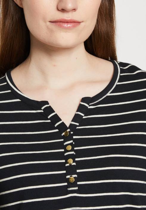 femei top cu mâneci lungi negru alb Anna Field2284531