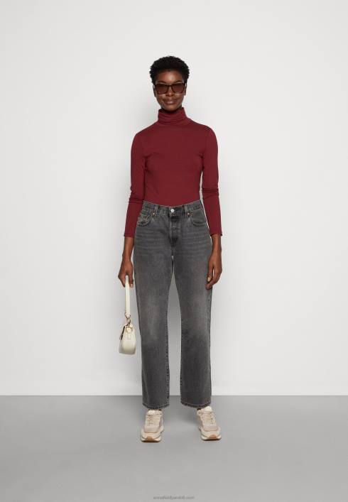 femei top cu mâneci lungi roșu închis Anna Field2284582