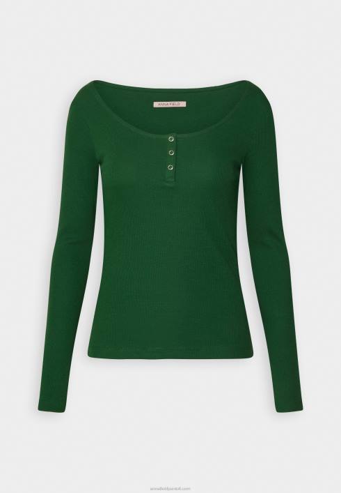 femei top cu mâneci lungi verde închis Anna Field2284538
