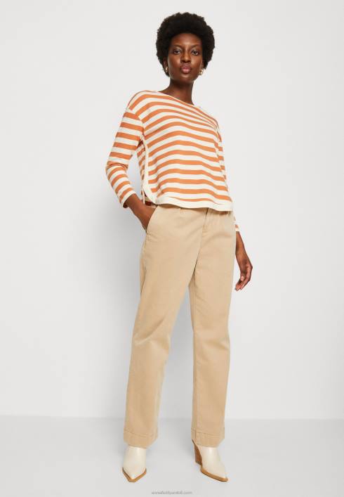 femei top cu maneca lunga alb/cais Anna Field2284558