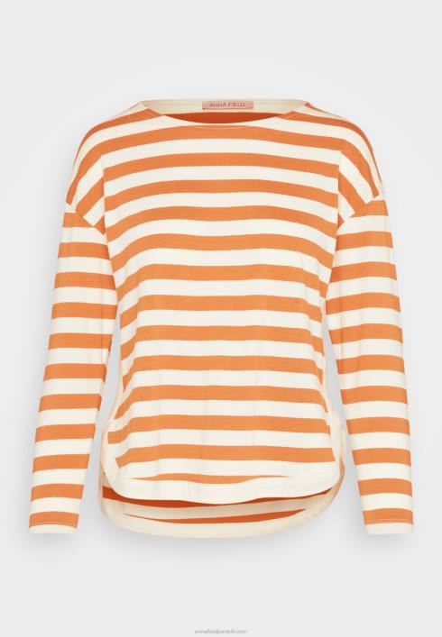 femei top cu maneca lunga alb/cais Anna Field2284558