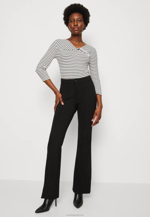 femei top cu maneca lunga alb/negru Anna Field2284575