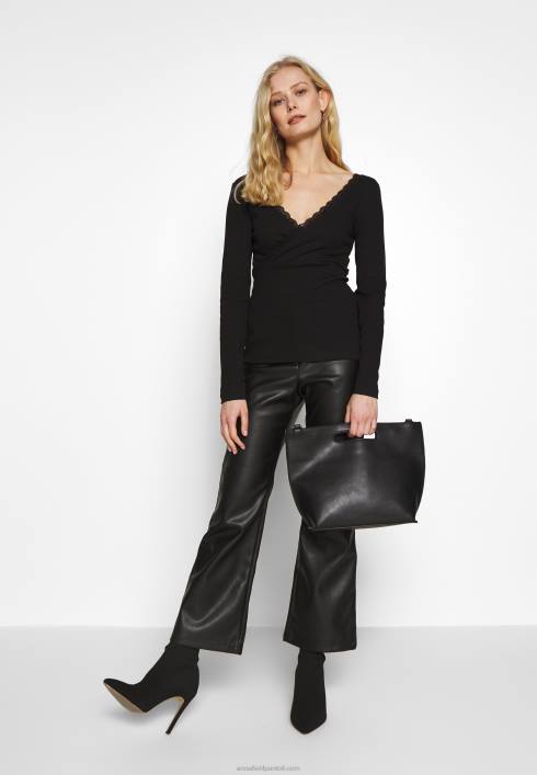 femei top cu maneca lunga negru Anna Field2284516