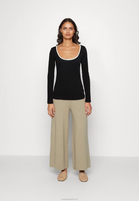 femei top cu maneca lunga negru Anna Field2284520