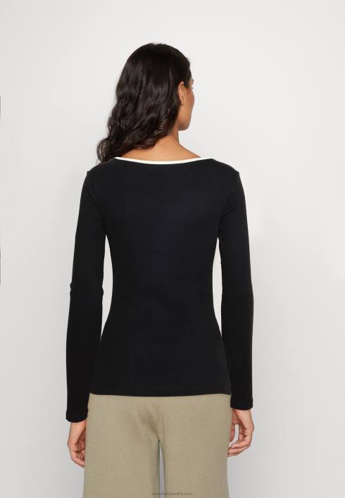 femei top cu maneca lunga negru Anna Field2284520