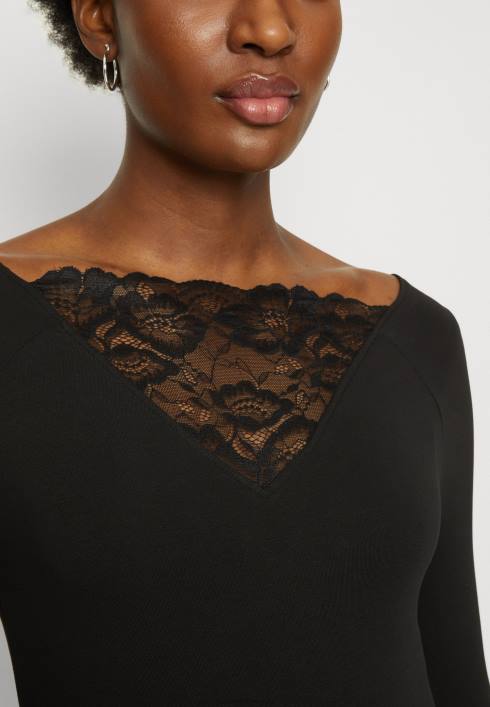 femei top cu maneca lunga negru Anna Field2284564