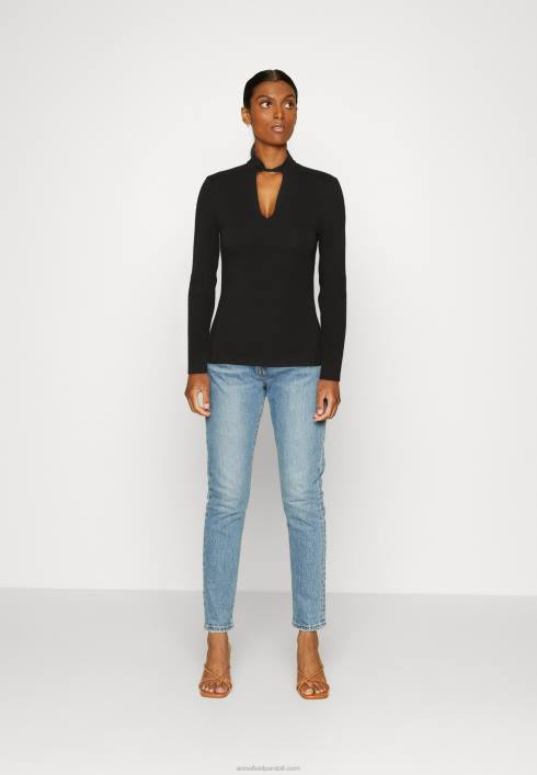 femei top cu maneca lunga negru Anna Field2284573