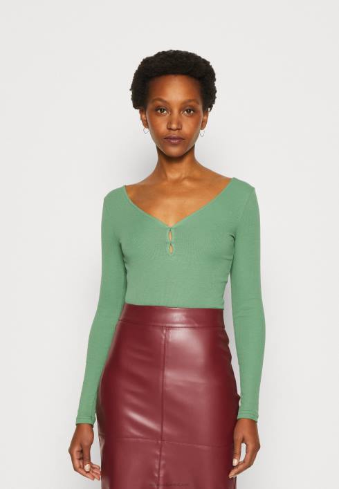 femei top cu maneca lunga verde Anna Field2284514