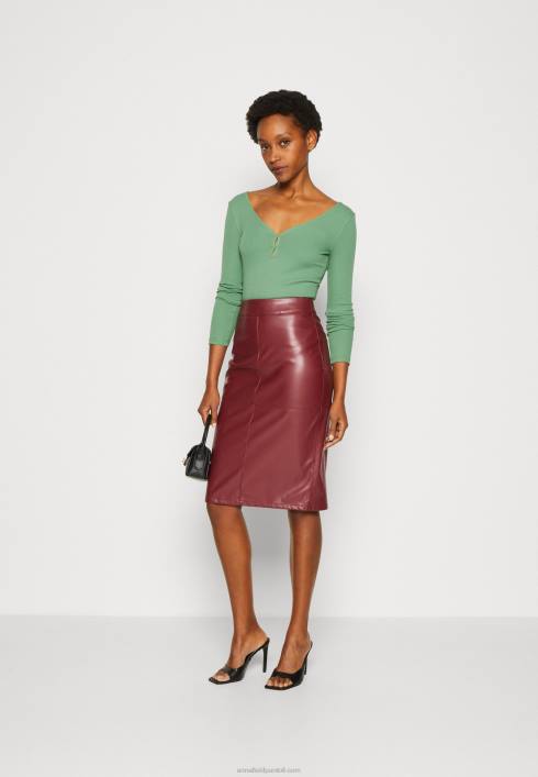 femei top cu maneca lunga verde Anna Field2284514