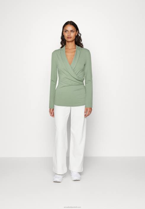 femei top cu maneca lunga verde deschis Anna Field2284545