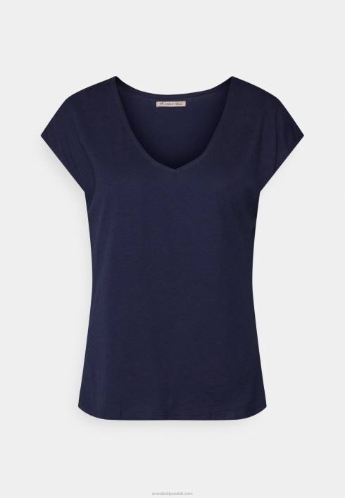 femei tricou de bază albastru închis Anna Field2284283