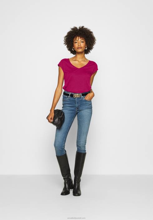 femei tricou de bază berry Anna Field2284290