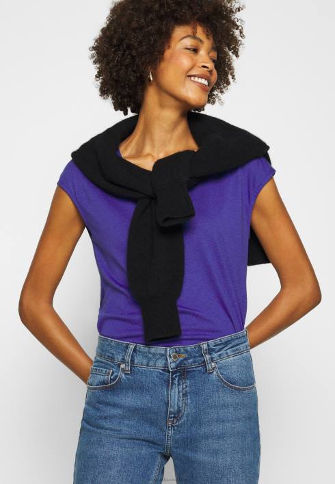 femei tricou de bază clematis blue Anna Field2284348