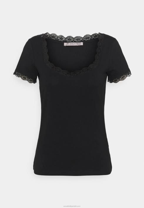 femei tricou de bază negru Anna Field2284288