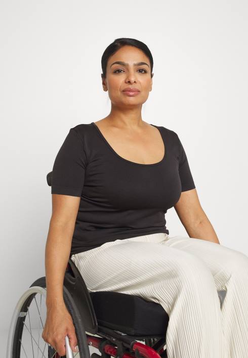 femei tricou de bază negru Anna Field2284374